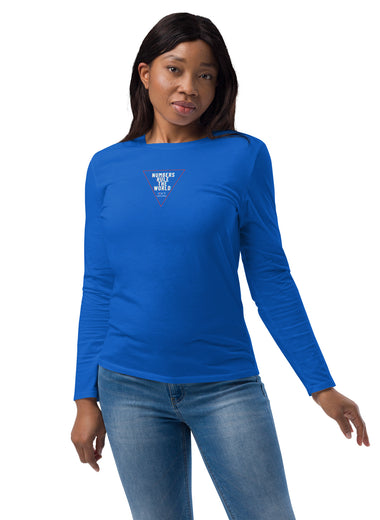 "Numbers Rule" Fitted Long Sleeve