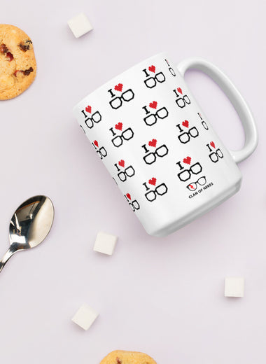 "I Heart Nerds" Mug