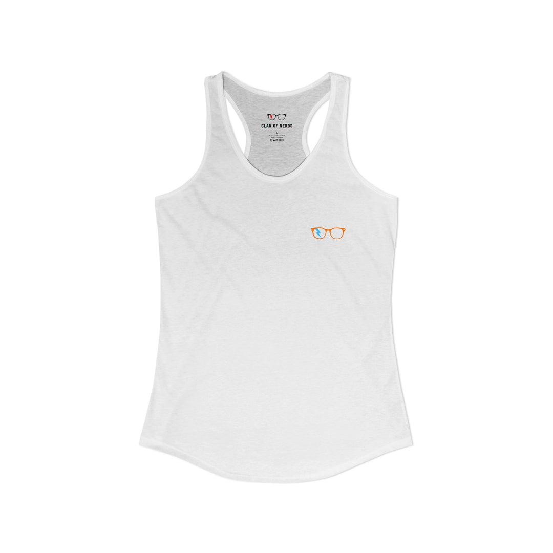 Orange/Cyan Glasses Women’s Tank by Clan of Nerds