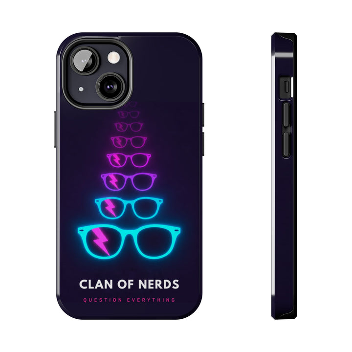 Signal Question Everything Tough Phone Case by Clan of Nerds
