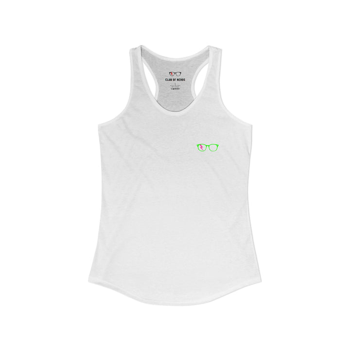 Green/Pink Glasses Women’s Tank by Clan of Nerds
