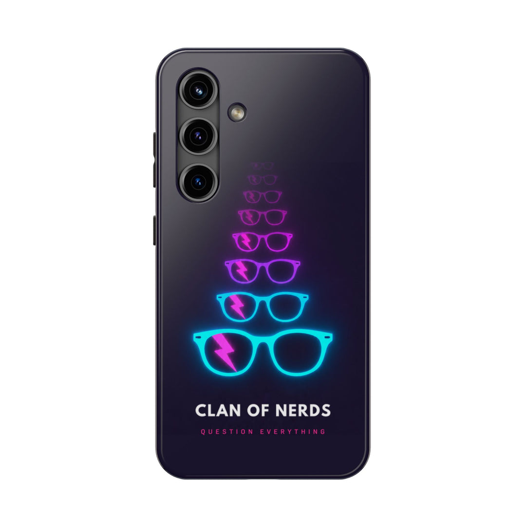 Signal Question Everything Tough Phone Case by Clan of Nerds