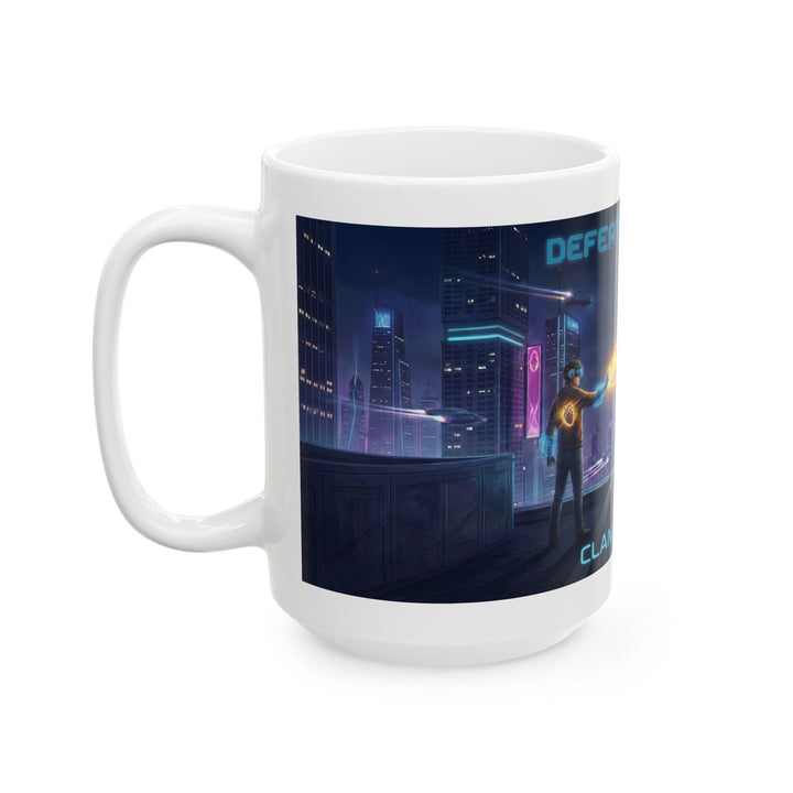 Defeat the Beast Mug by Clan of Nerds