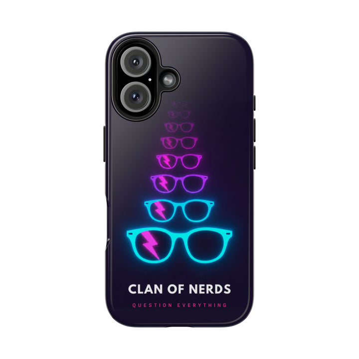 Signal Question Everything Tough Phone Case by Clan of Nerds