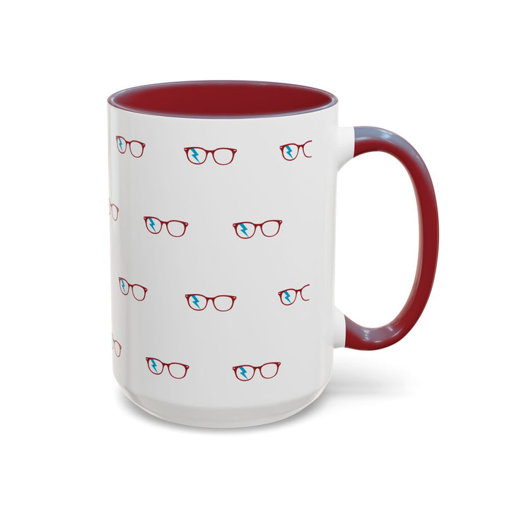 Ember Glasses Accent Mug by Clan of Nerds