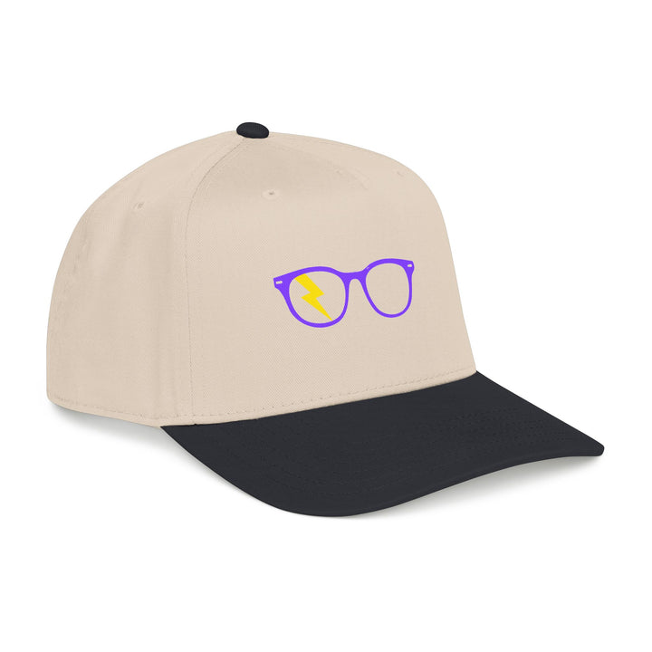 Purple/Yellow Glasses Cap by Clan of Nerds