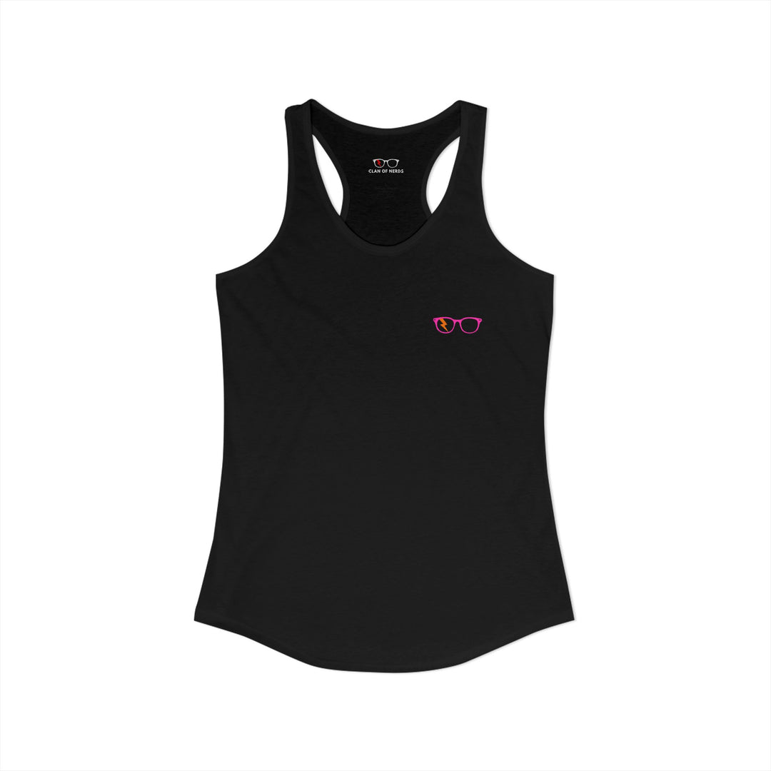 Pink/Orange Glasses Women’s Tank by Clan of Nerds