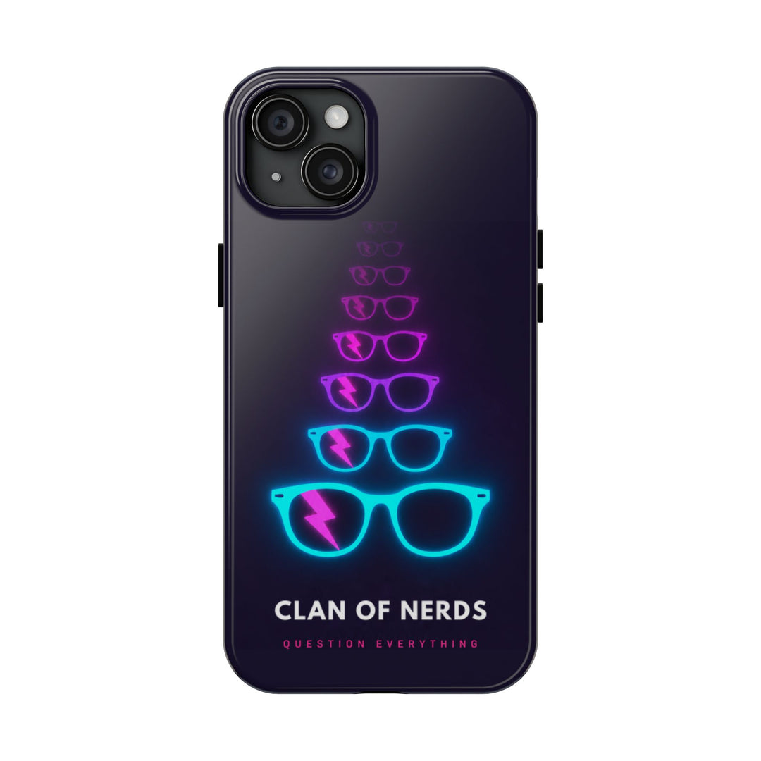 Signal Question Everything Tough Phone Case by Clan of Nerds