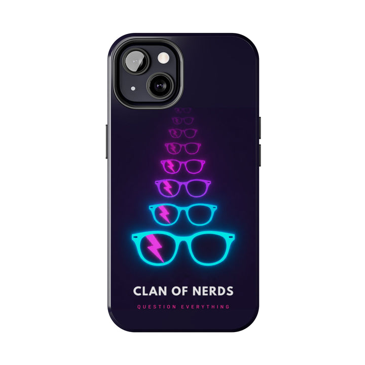 Signal Question Everything Tough Phone Case by Clan of Nerds