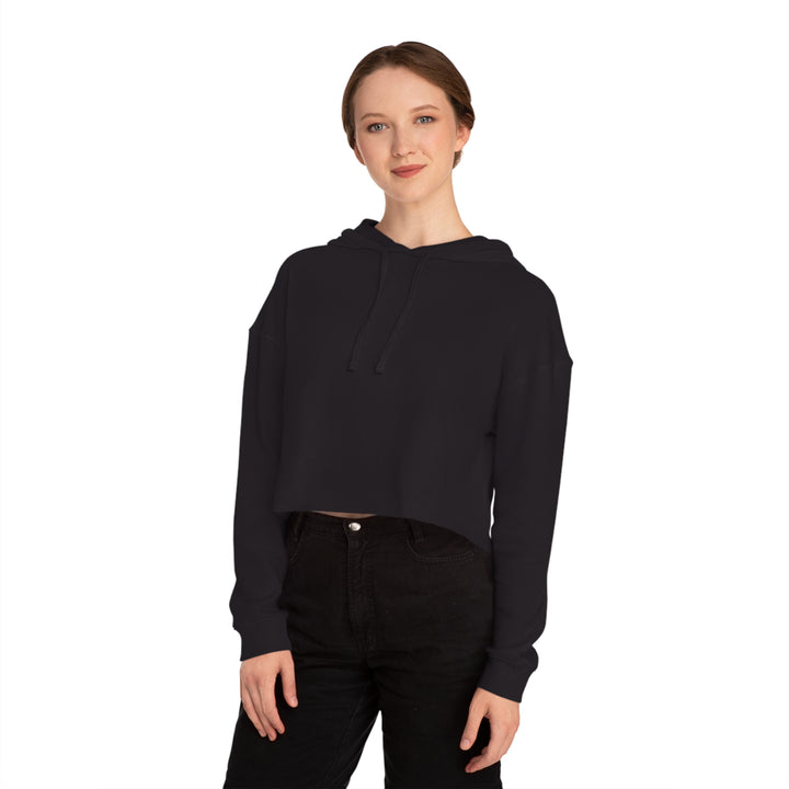 Classic Glasses Women’s Cropped Hoodie by Clan of Nerds