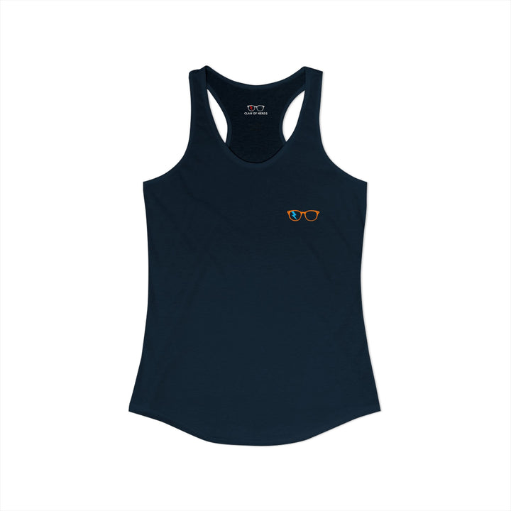 Orange/Cyan Glasses Women’s Tank by Clan of Nerds