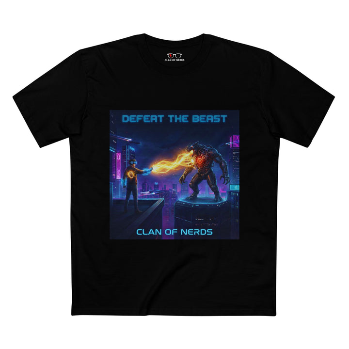 Defeat the Beast Tee in Black