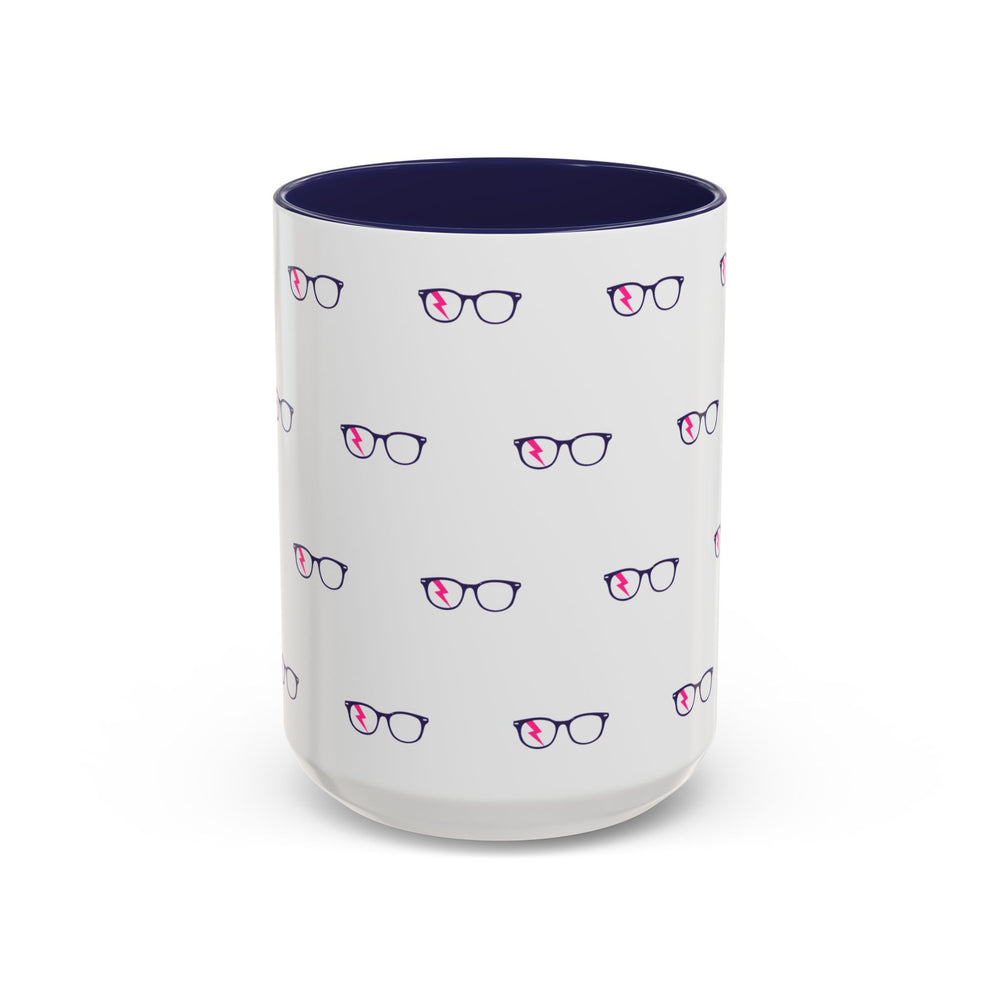 House Glasses Accent Mug in Navy