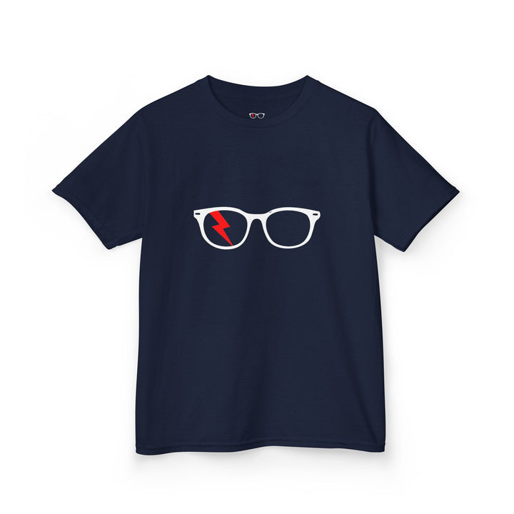 Classic Glasses Kids Tee by Clan of Nerds