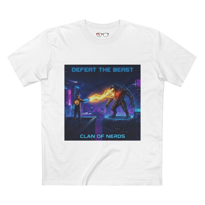 Defeat the Beast Tee in White