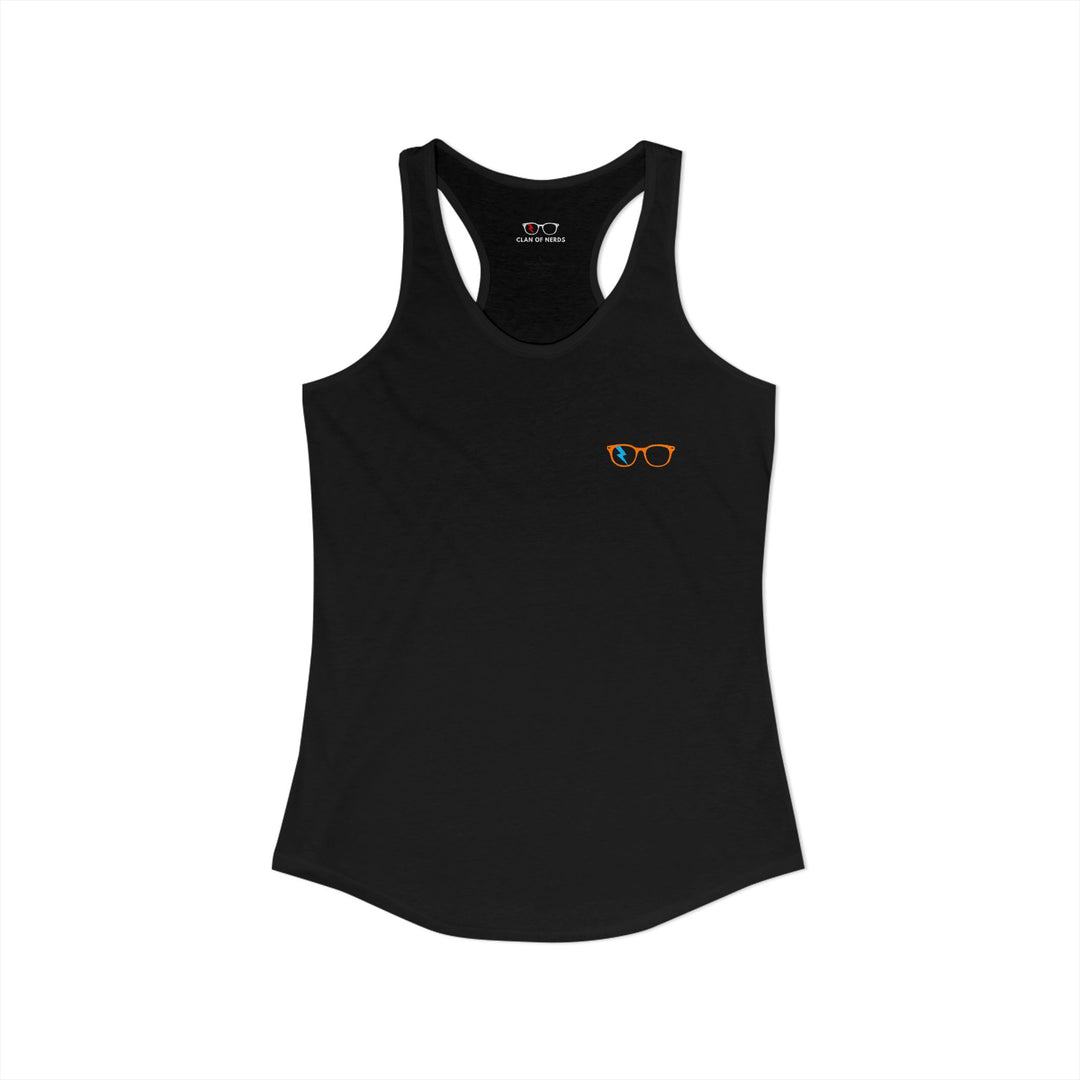 Orange/Cyan Glasses Women’s Tank by Clan of Nerds