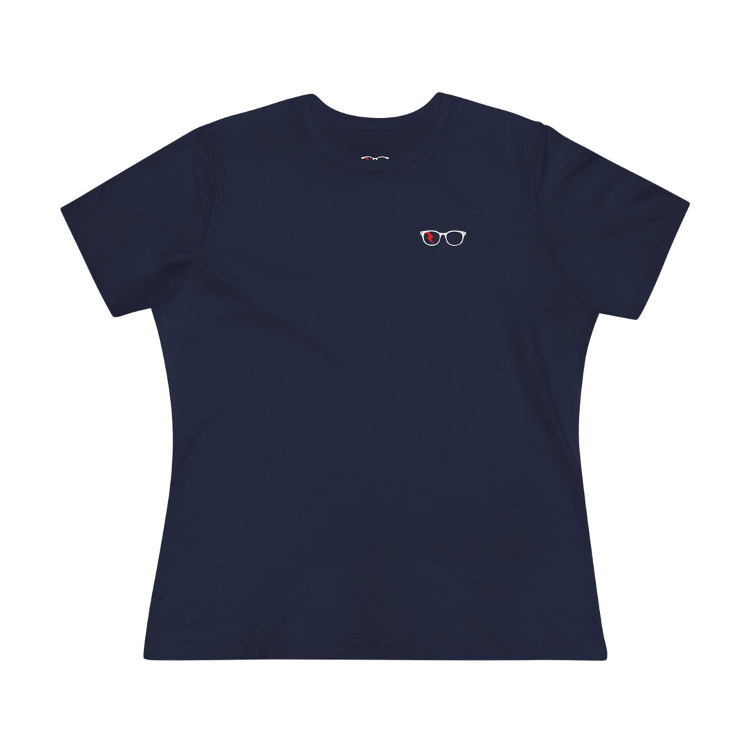 Classic Glasses Women’s Tee in Navy