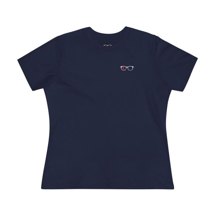 Classic Glasses Women’s Tee in Navy