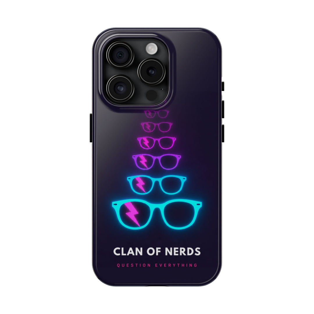 Signal Question Everything Tough Phone Case by Clan of Nerds