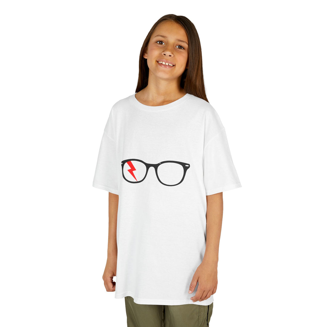 Classic Glasses Kids Tee by Clan of Nerds