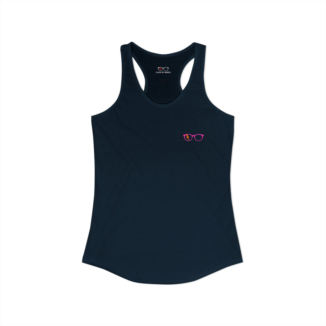 Pink/Orange Glasses Women’s Tank by Clan of Nerds