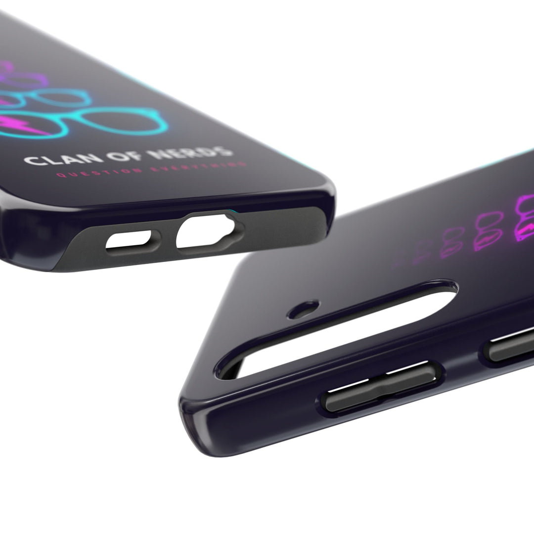 Signal Question Everything Tough Phone Case by Clan of Nerds