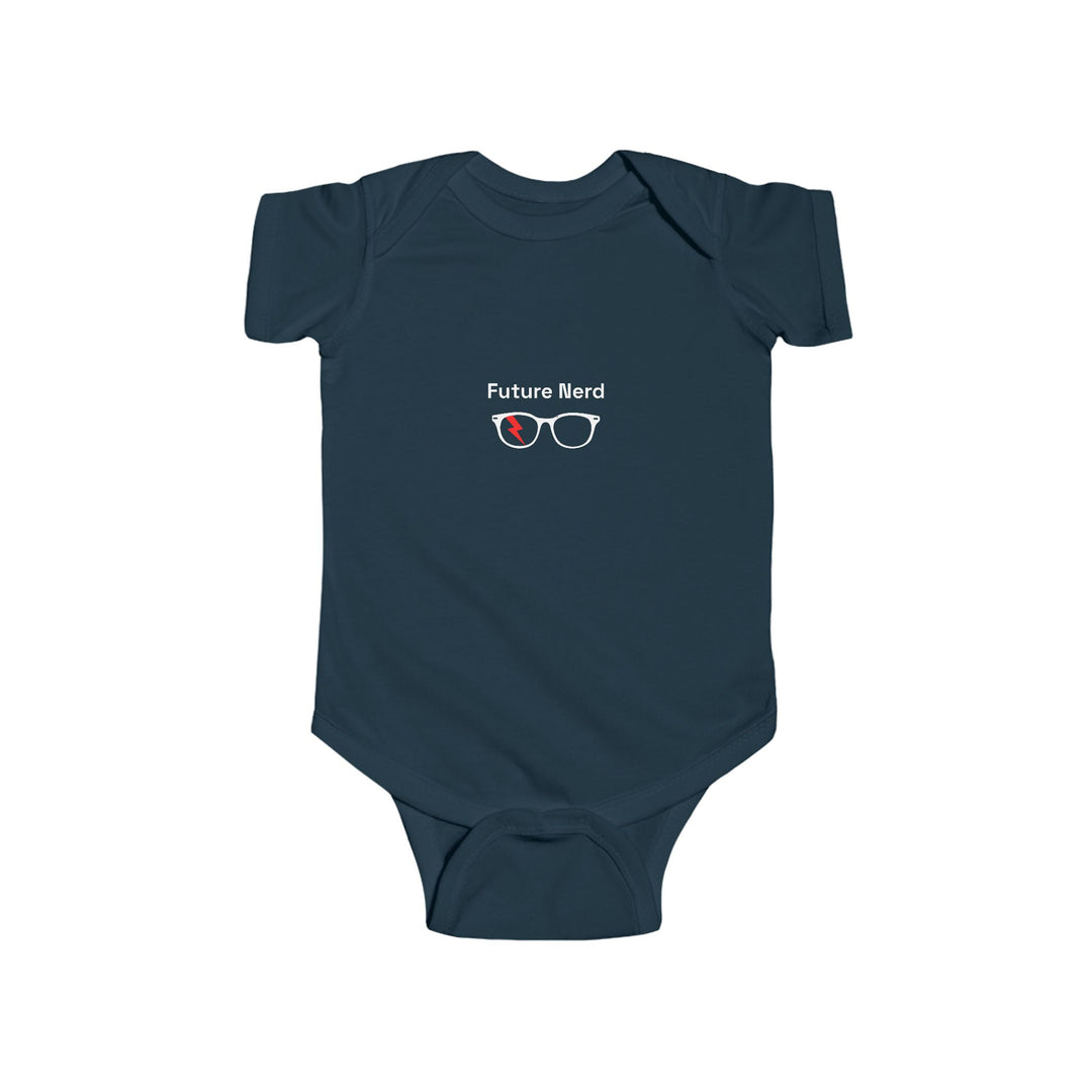 Future Nerd Infant Bodysuit in Navy