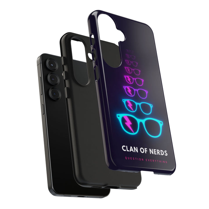 Signal Question Everything Tough Phone Case by Clan of Nerds