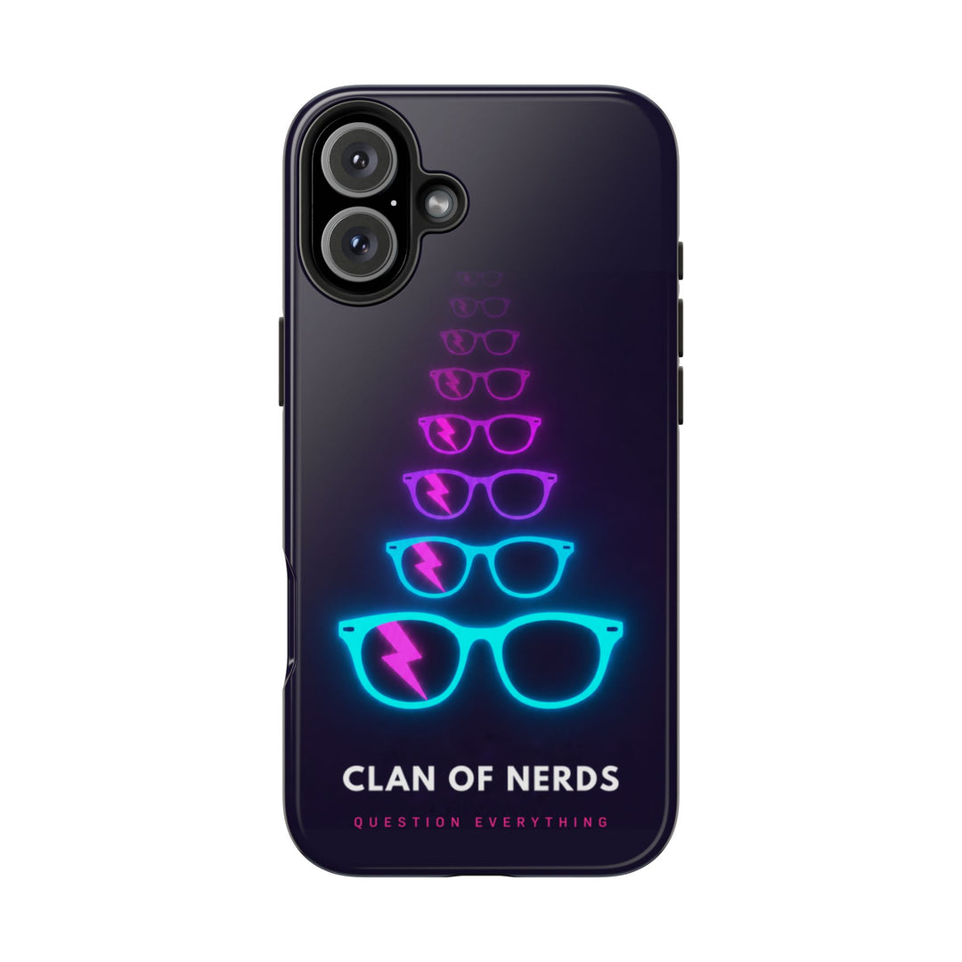 Signal Question Everything Tough Phone Case by Clan of Nerds