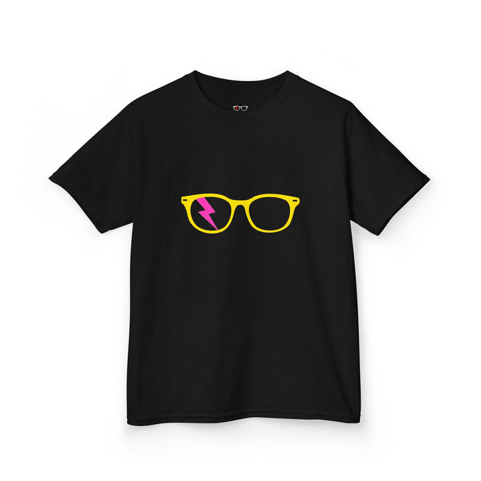 YELLOW/PINK GLASSES - KIDS TEE