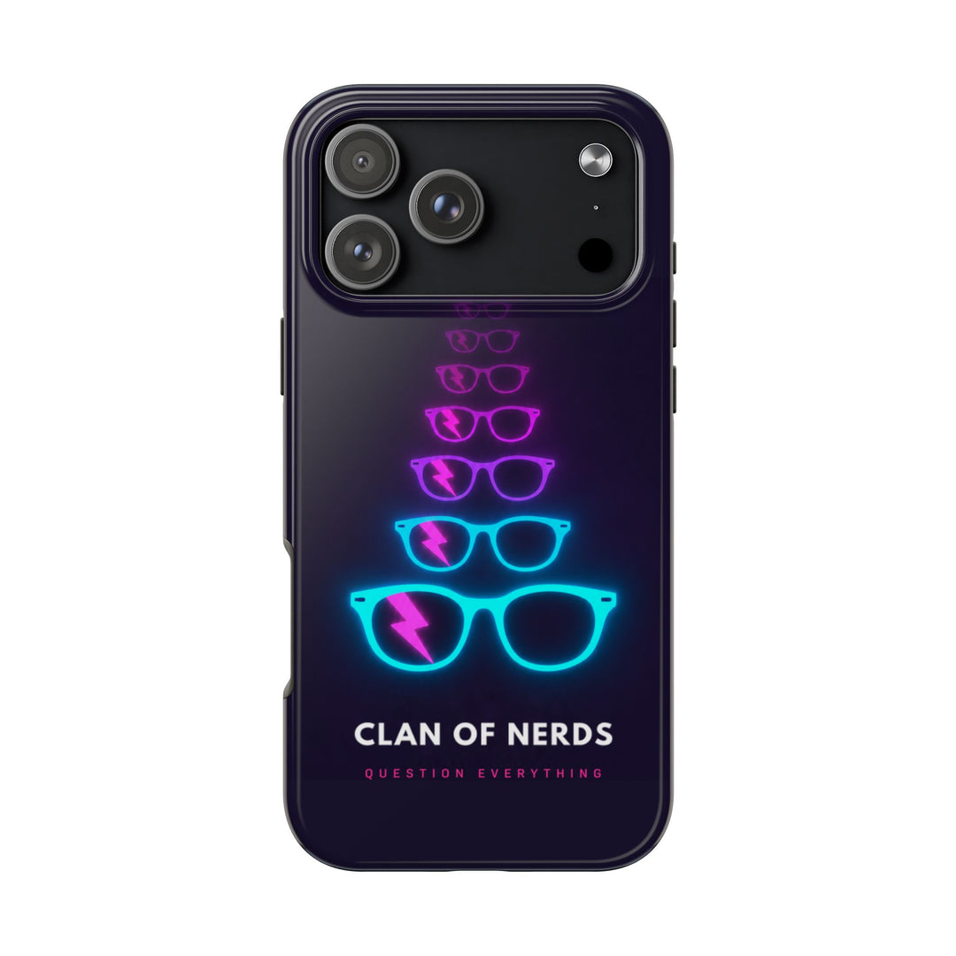 Signal Question Everything Tough Phone Case by Clan of Nerds