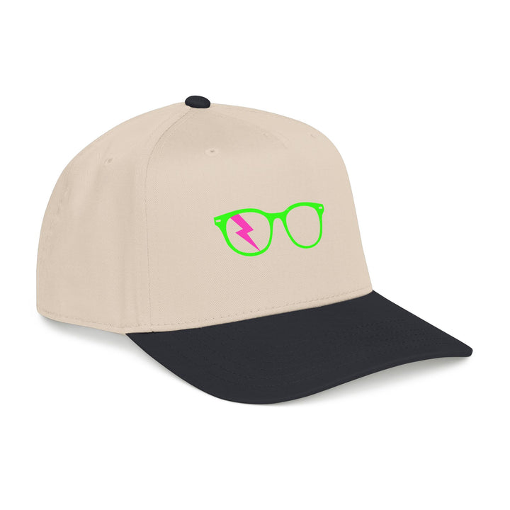 Green/Pink Glasses Cap by Clan of Nerds