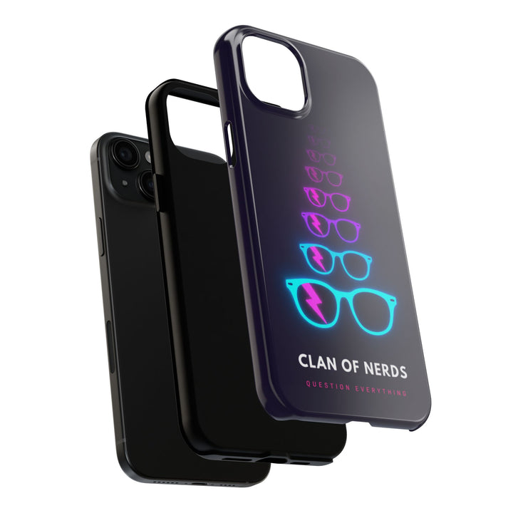 Signal Question Everything Tough Phone Case by Clan of Nerds