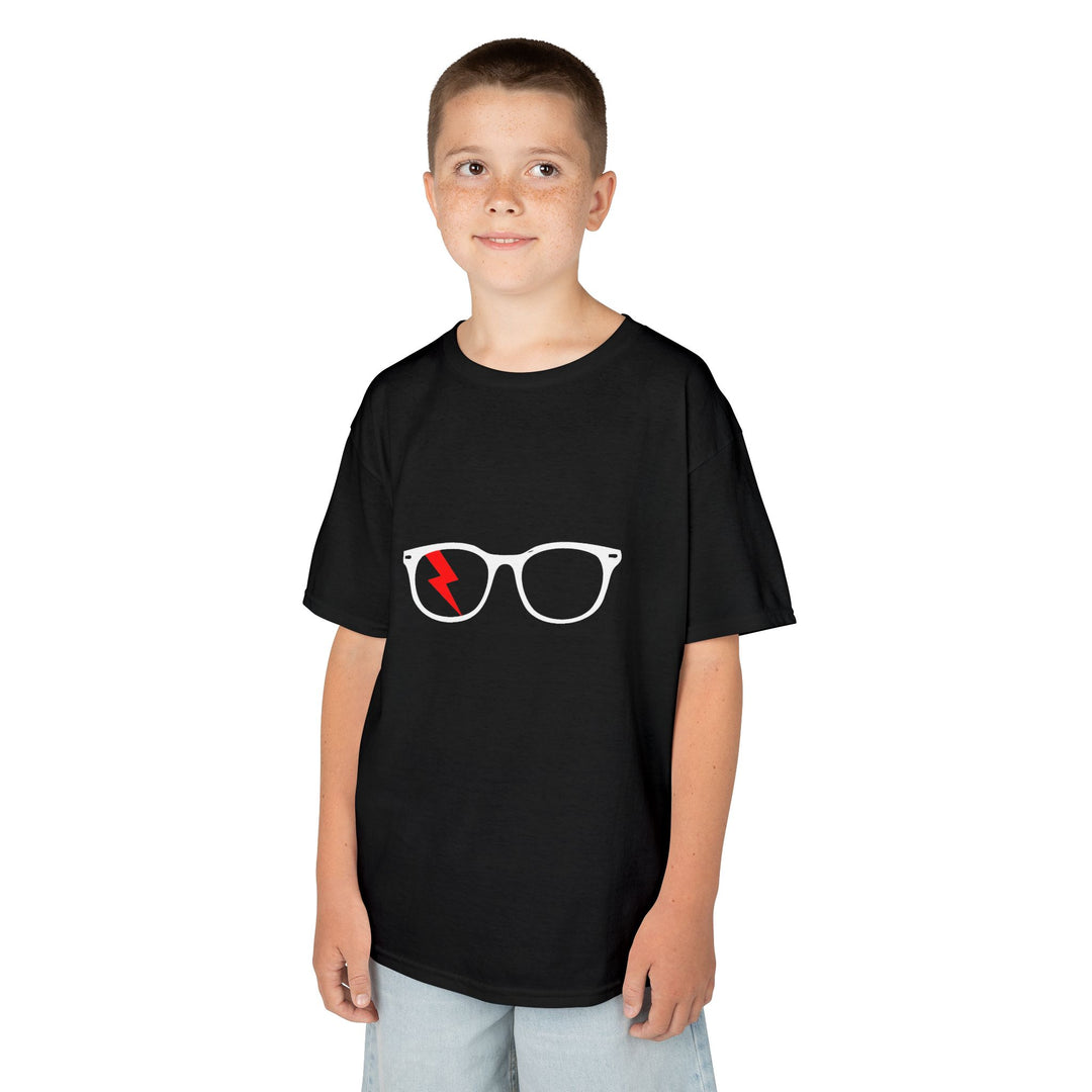 Classic Glasses Kids Tee by Clan of Nerds