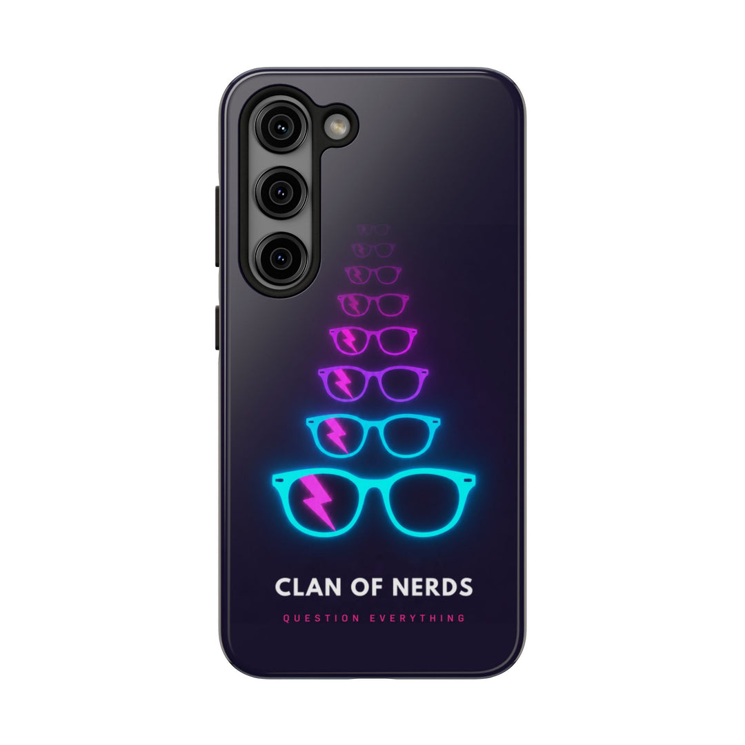 Signal Question Everything Tough Phone Case by Clan of Nerds