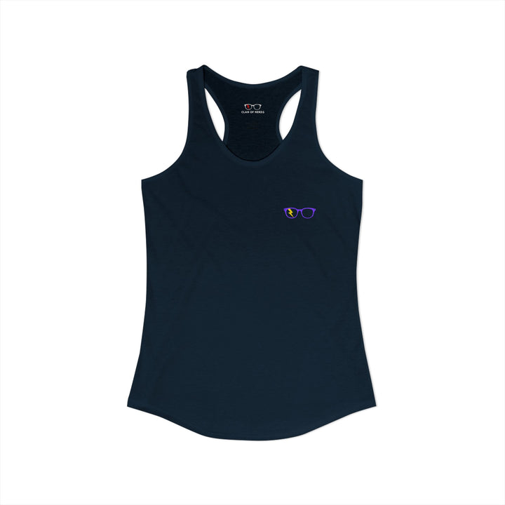 Purple/Yellow Glasses Women’s Tank by Clan of Nerds