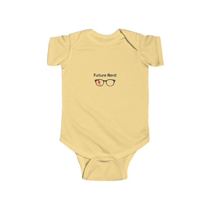 Future Nerd Infant Bodysuit in Butter