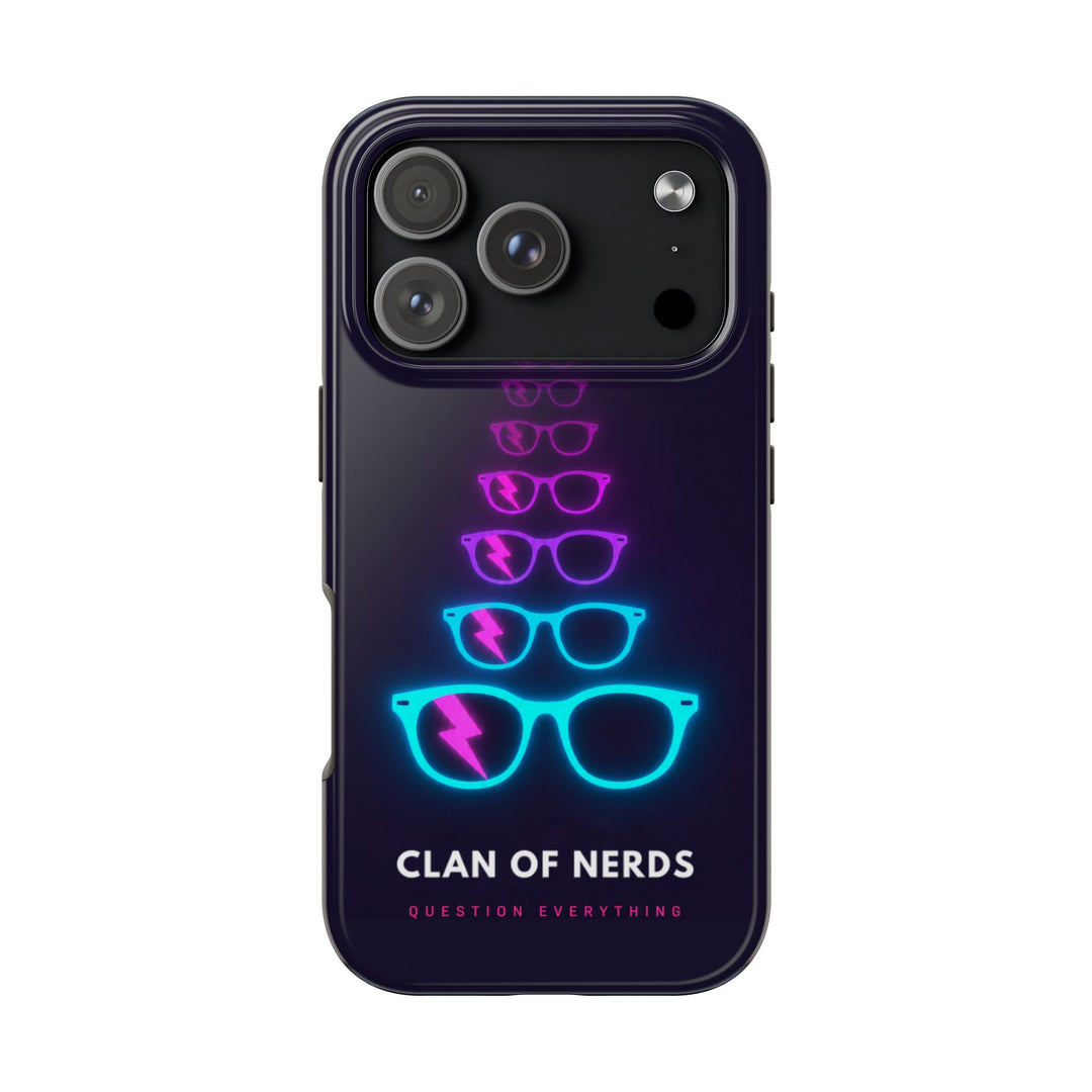 Signal Question Everything Tough Phone Case by Clan of Nerds