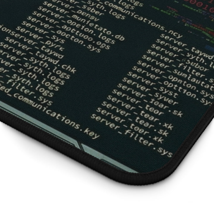 Propaganda Hacker Desk Mat by Clan of Nerds