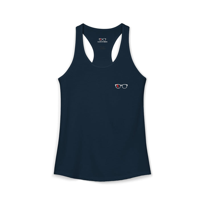 Classic Glasses Women’s Tank in Solid Midnight Navy
