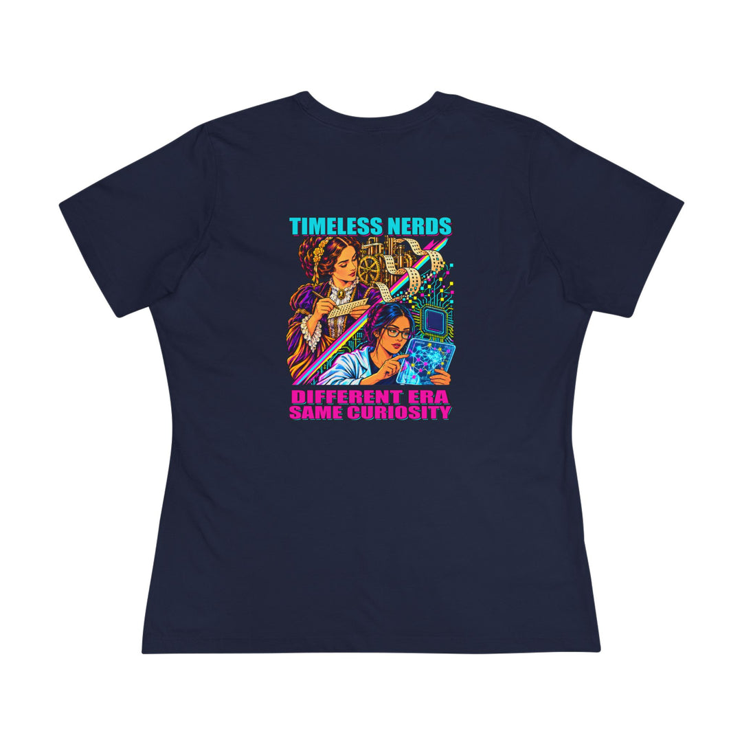 Timeless Nerds Data &amp; Tech Women’s Tee by Clan of Nerds