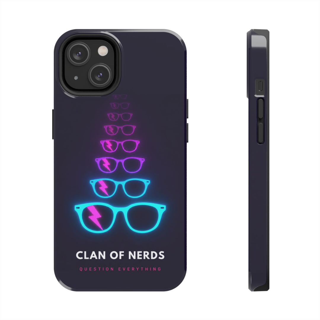 Signal Question Everything Tough Phone Case by Clan of Nerds