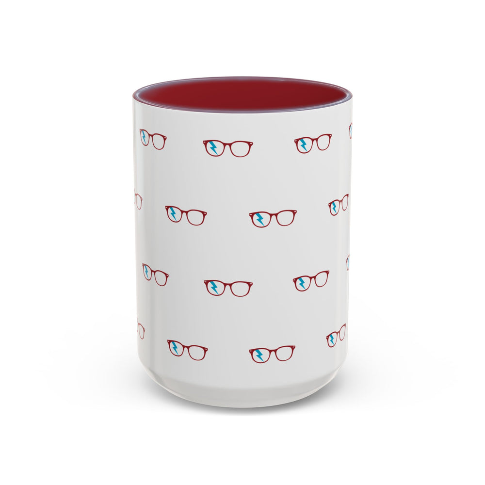 Ember Glasses Accent Mug in Maroon