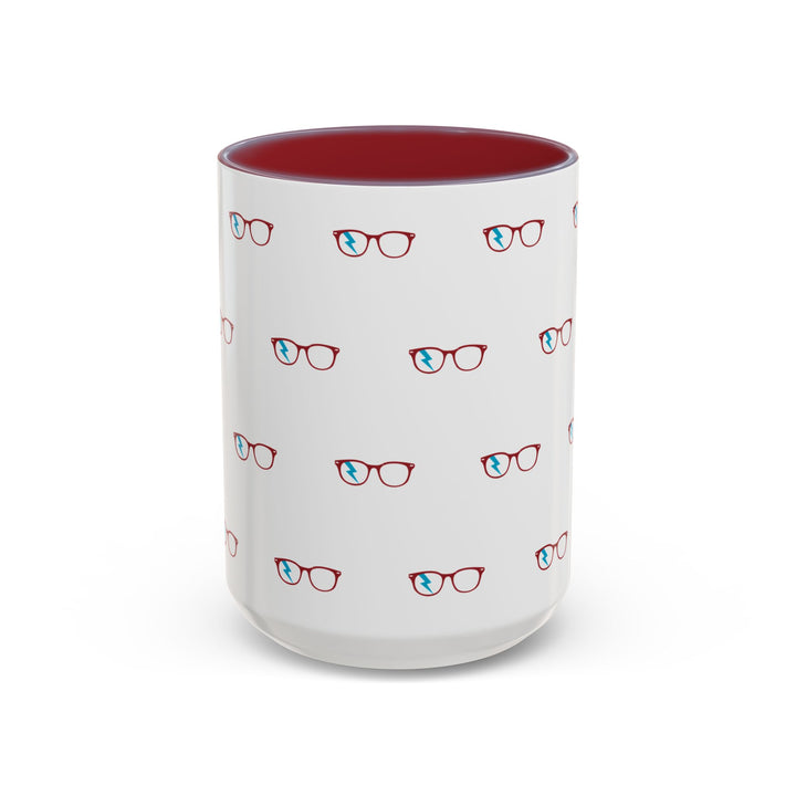 Ember Glasses Accent Mug in Maroon