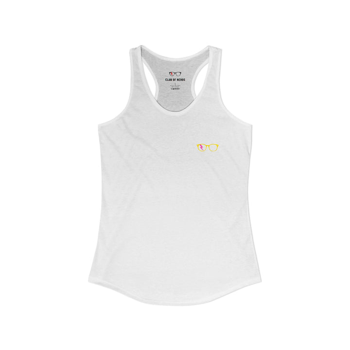 Yellow/Pink Glasses Women’s Tank by Clan of Nerds