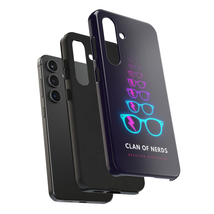 Signal Question Everything Tough Phone Case by Clan of Nerds