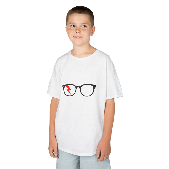 Classic Glasses Kids Tee by Clan of Nerds