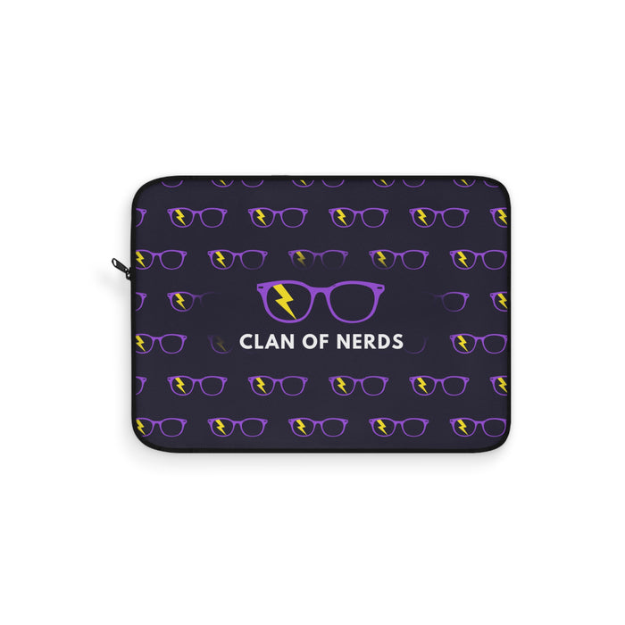 PURPLE/YELLOW GLASSES PATTERN - LAPTOP SLEEVE