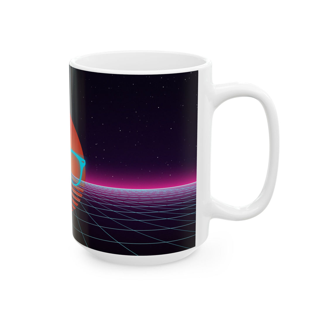 Clan Eyes Synthwave Mug by Clan of Nerds