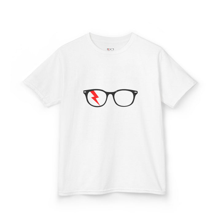 Classic Glasses Kids Tee by Clan of Nerds